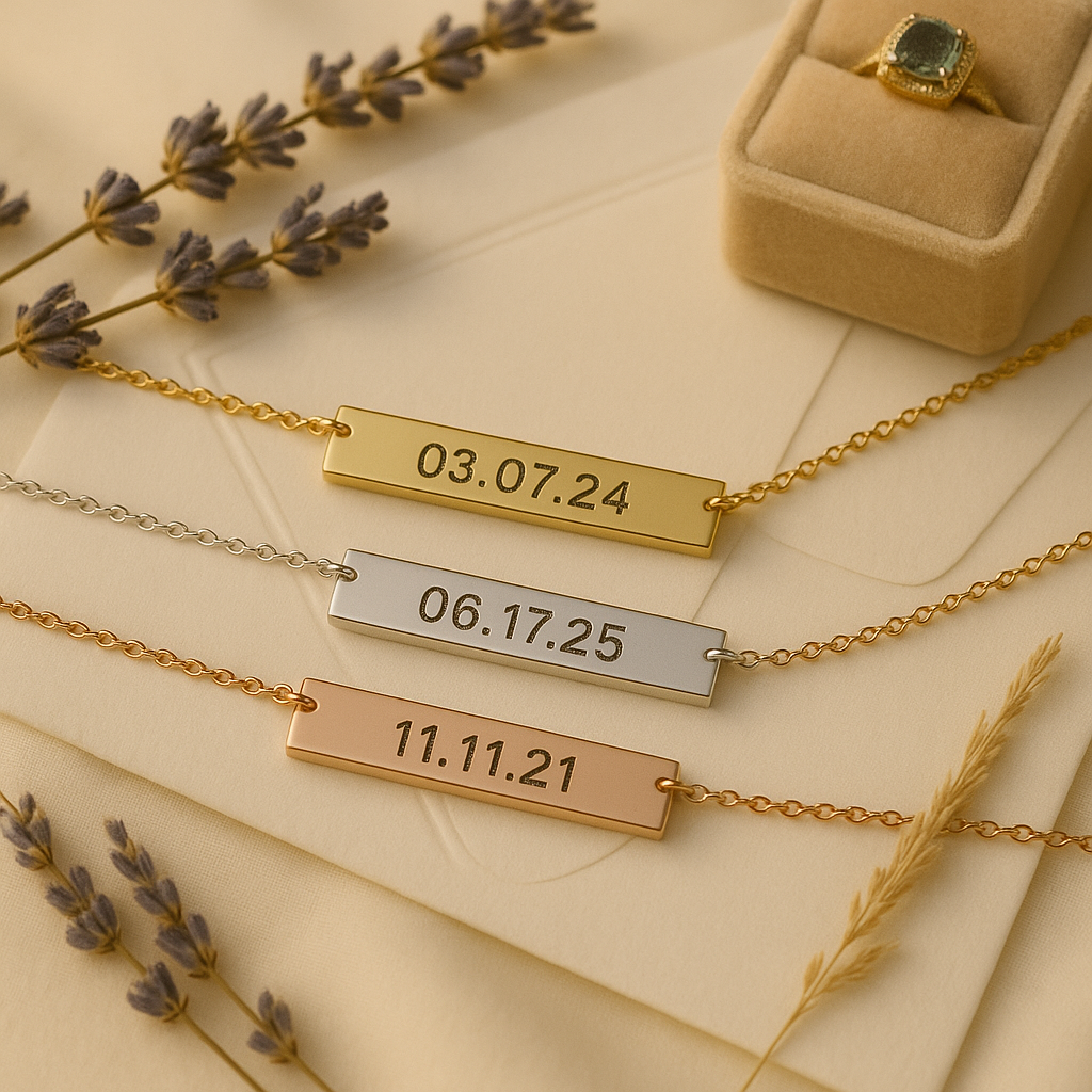 Horizontal Bar Necklace- Custom