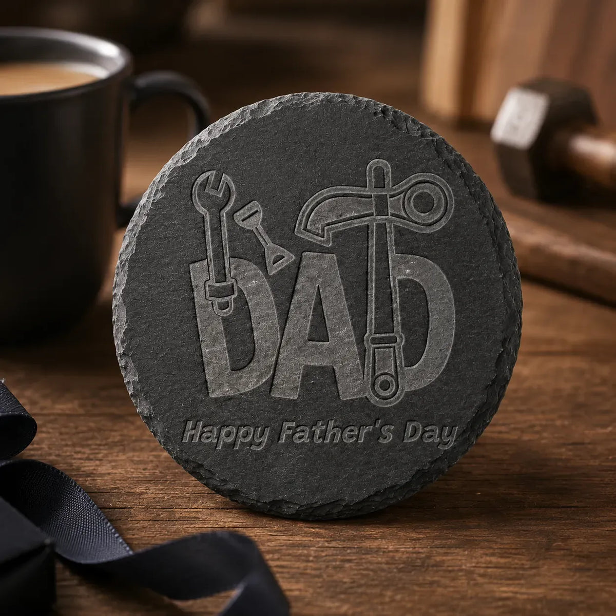 Artisan Slate Coaster – product view 1