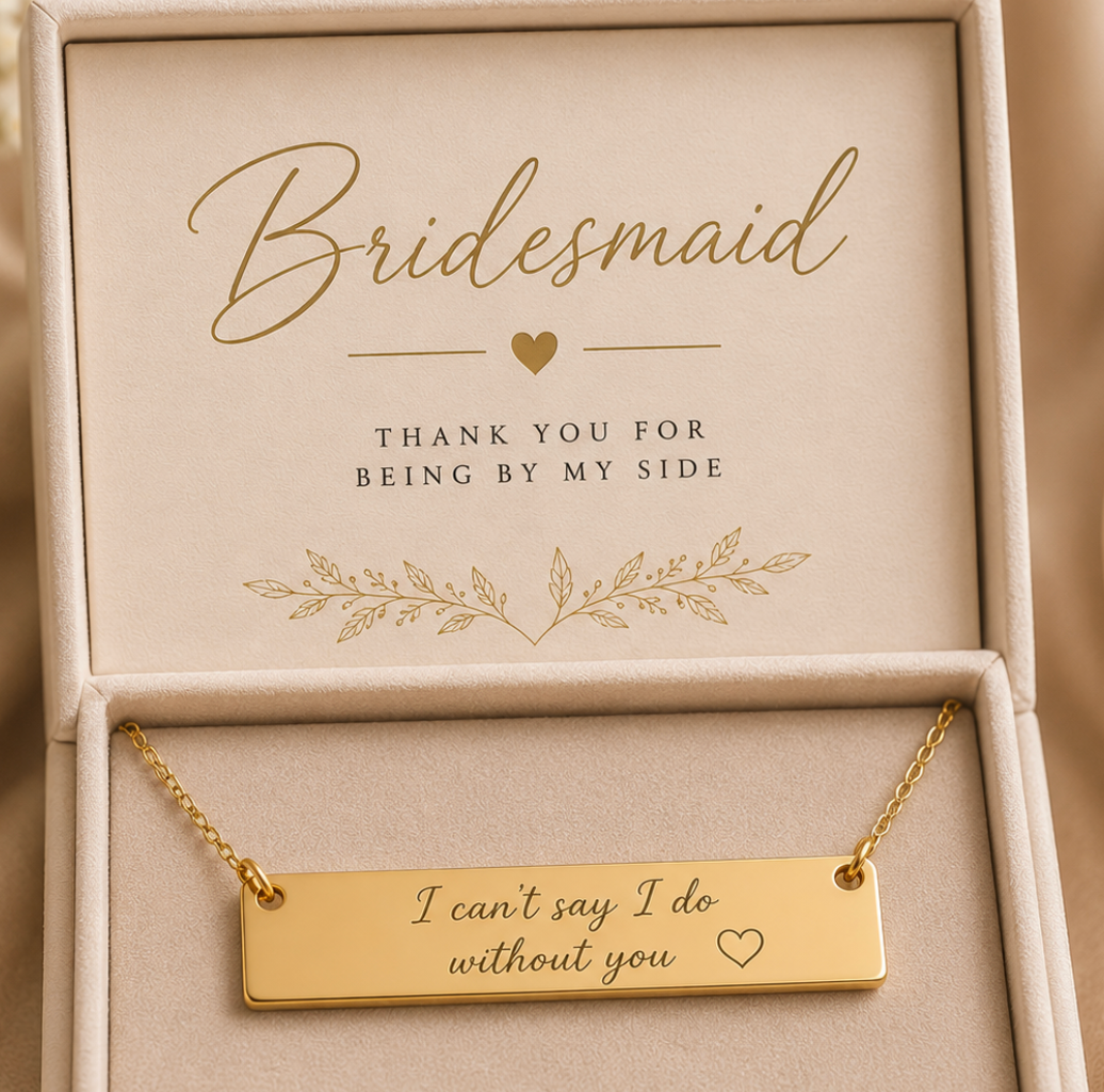 Bridesmaid- I can't say I do without you necklace