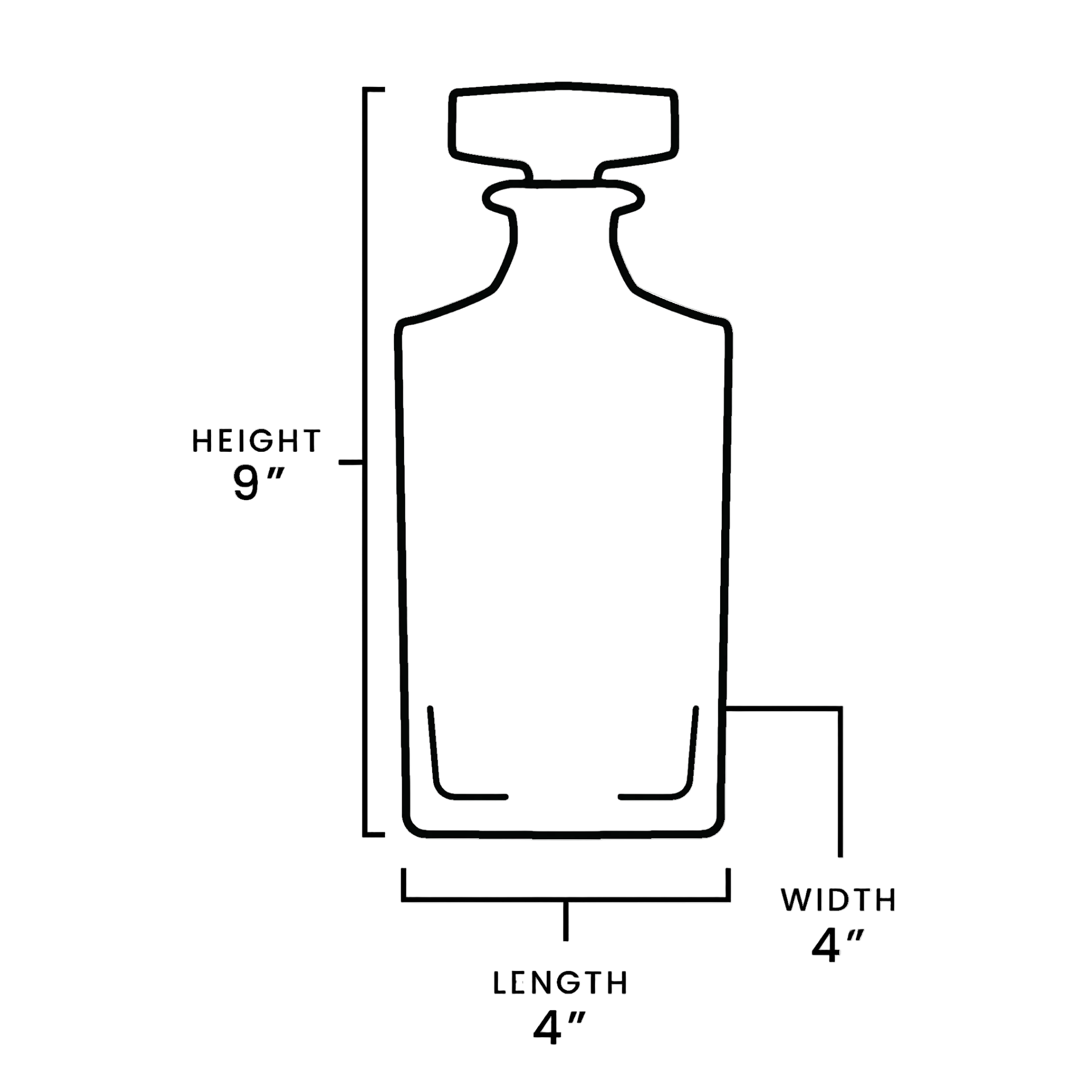 Engraved Whiskey Decanter Set