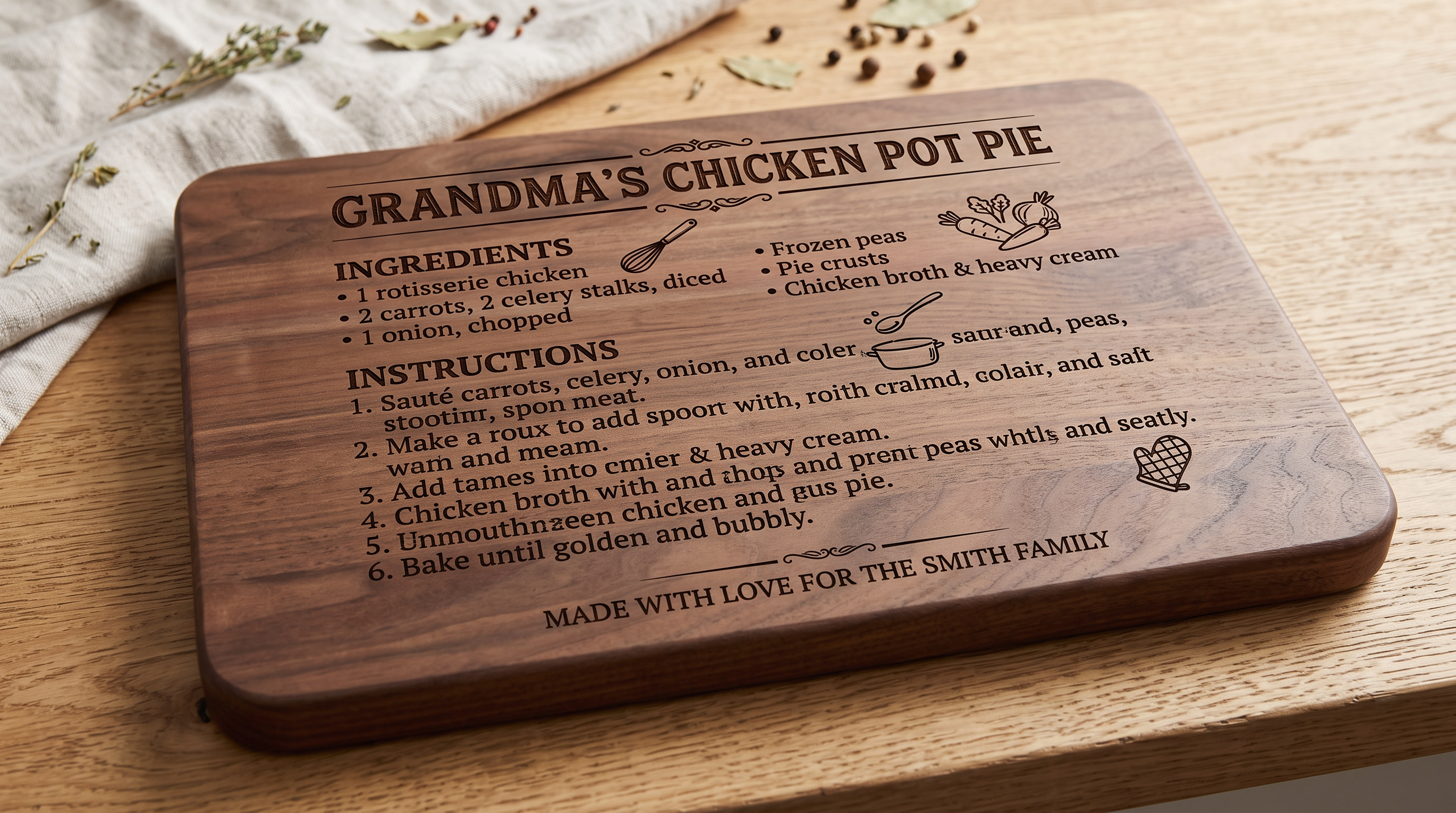 Personalized Recipe Board