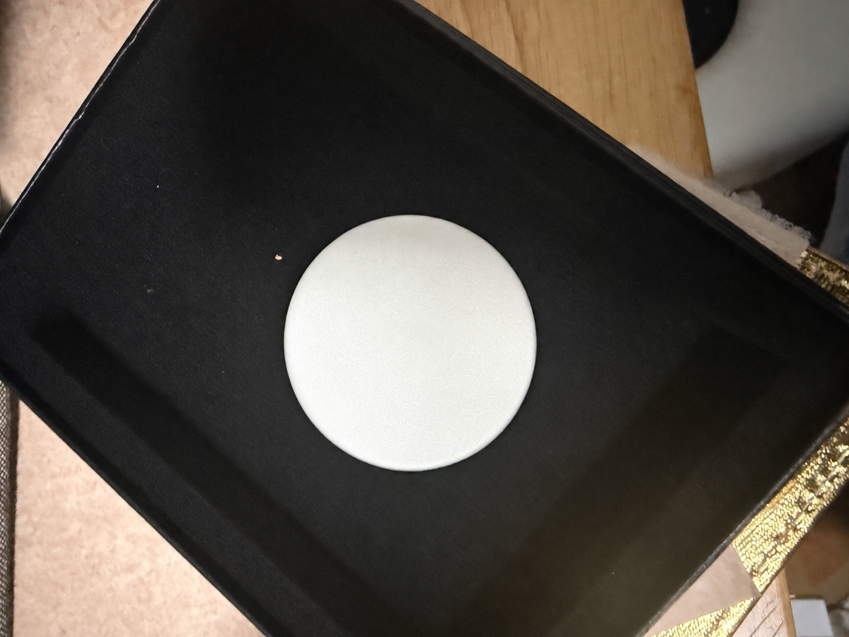 Blank round compact mirror ready for personalization
