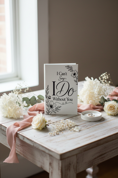 Journal for Bridesmaid "I Can't Say I Do Without You"