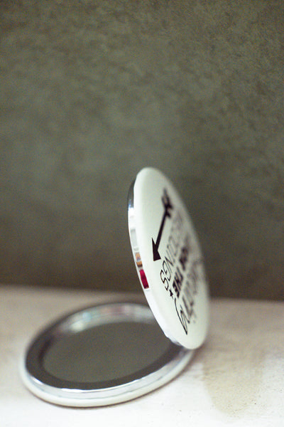 Engraved  Compact Mirror