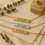 Horizontal Bar Necklace (no heart)