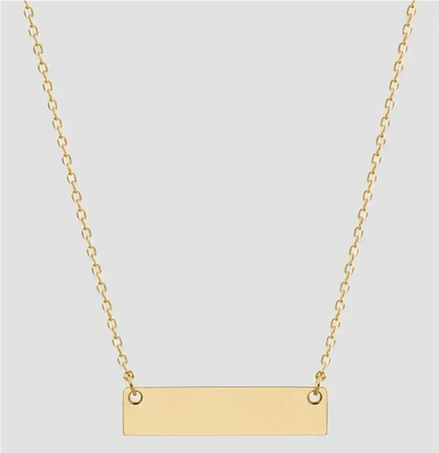 Stainless Steel Bar Necklace