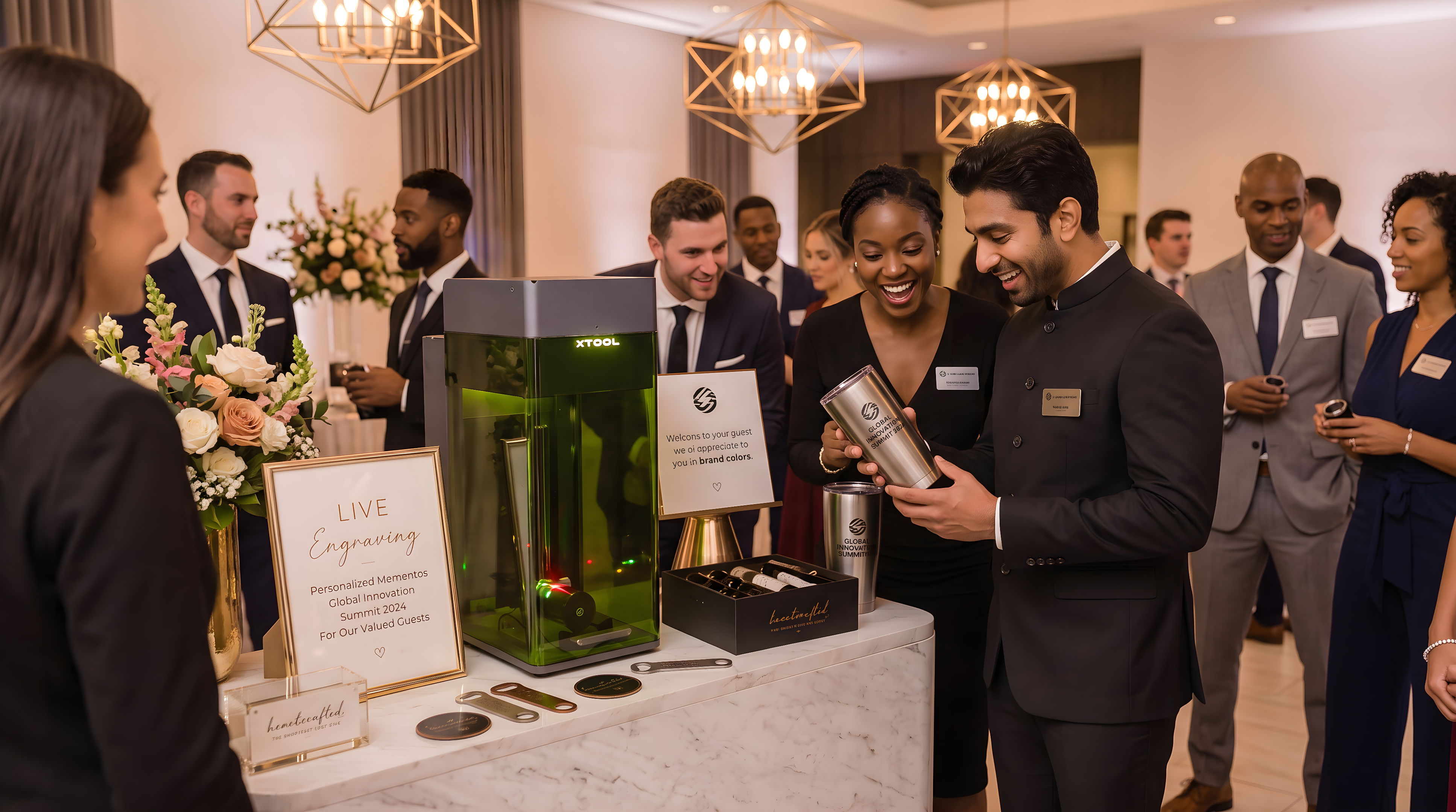 Live Engraving – Corporate Event Package