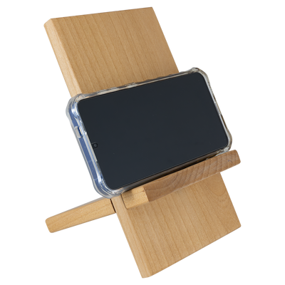 Personalized Wood Phone Charging Stand — product view 4