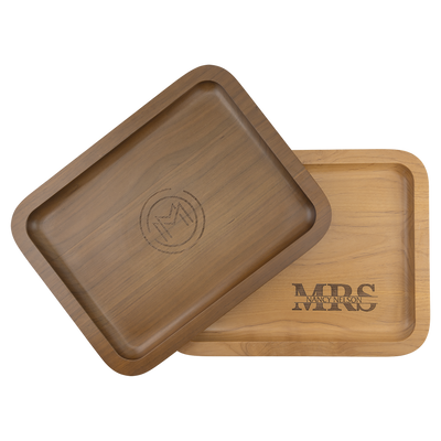 Personalized Wood Catch-All Valet Tray — product view 3