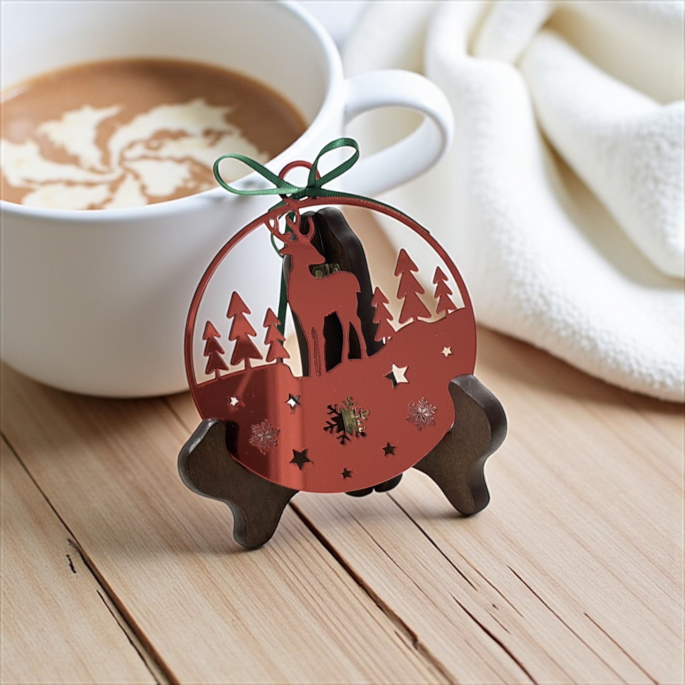 Red Reindeer Ornament