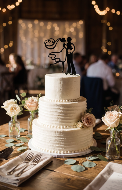 Bride & Groom Cake Topper