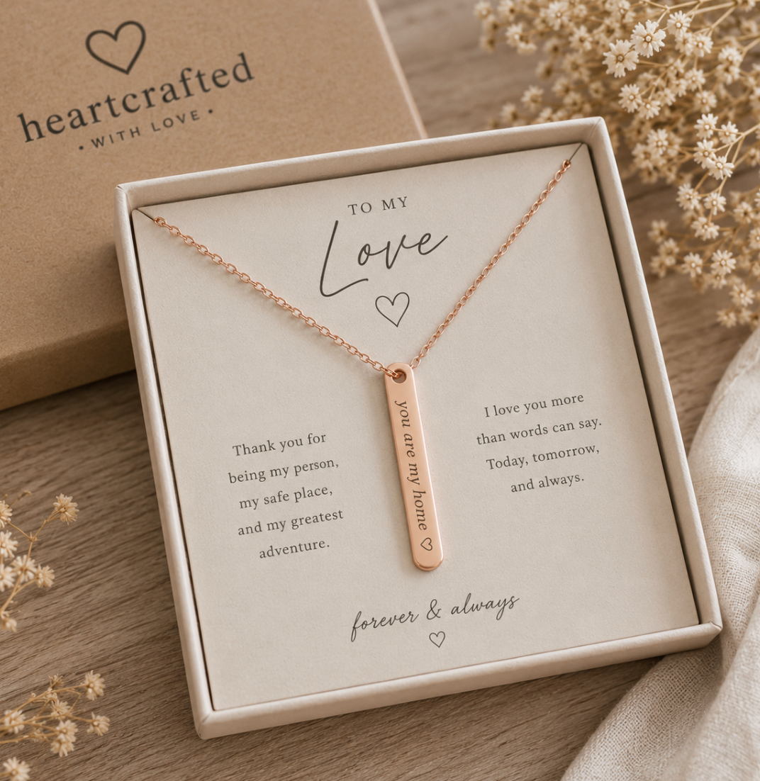 You Are My Home Necklace