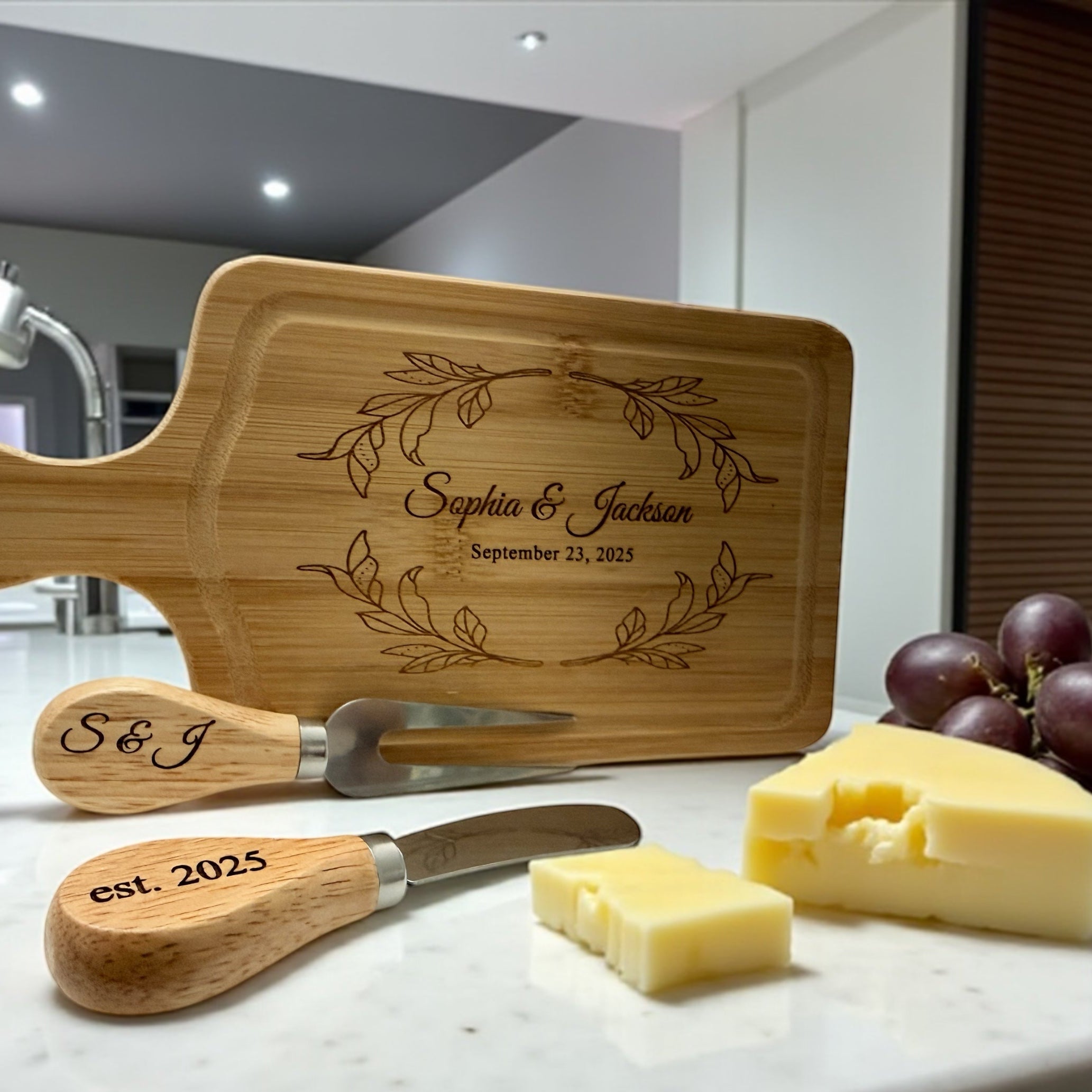 Engraved Cheese Board