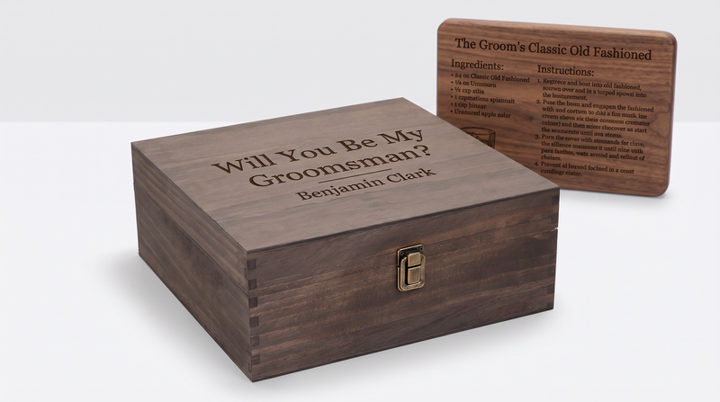 Personalized Groomsmen Gift Box