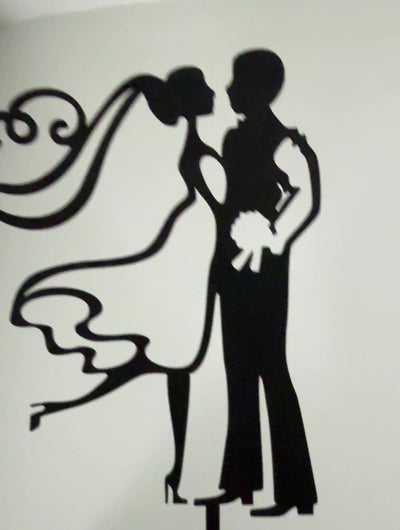 Bride & Groom Cake Topper