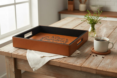 The Secret Ingredient Is Love Engraved Serving Tray – product view 4