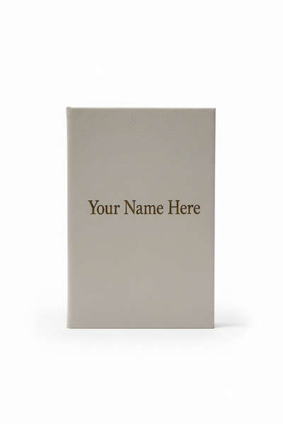 Leatherette journal personalized with Your Name Here