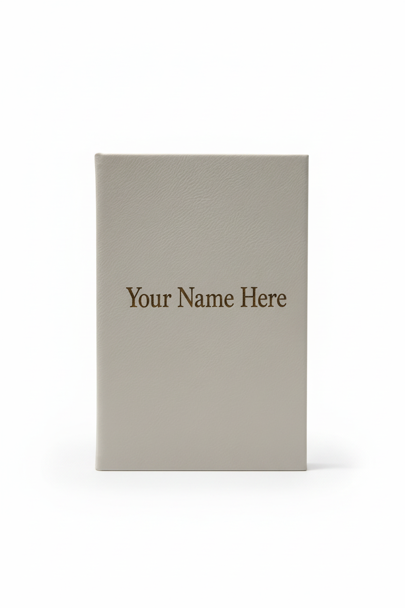 Leatherette journal personalized with Your Name Here